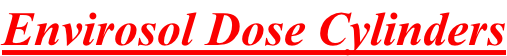 Envirosol Dose Cylinders